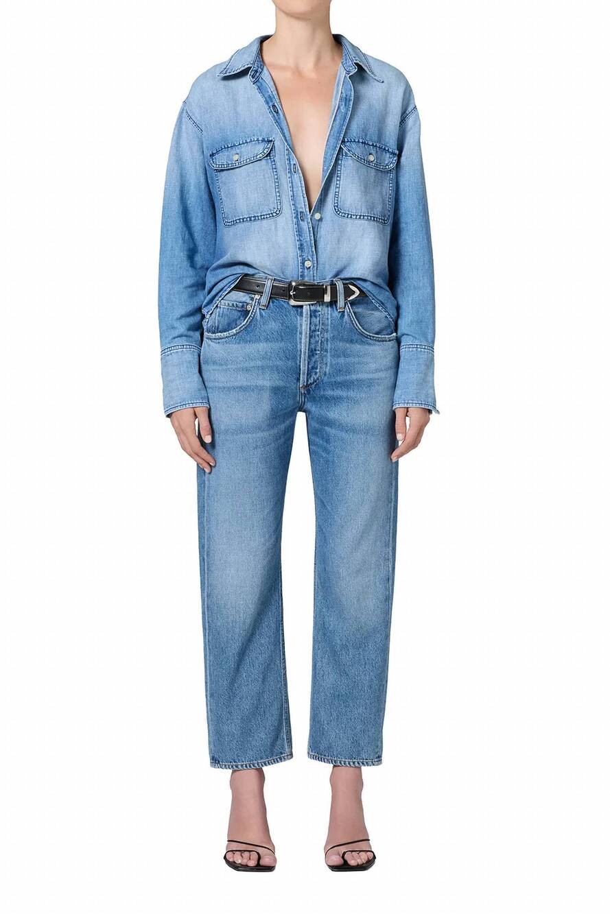 NEW CITIZENS OF HUMANITY winslow classic boyfriend jean in solstice